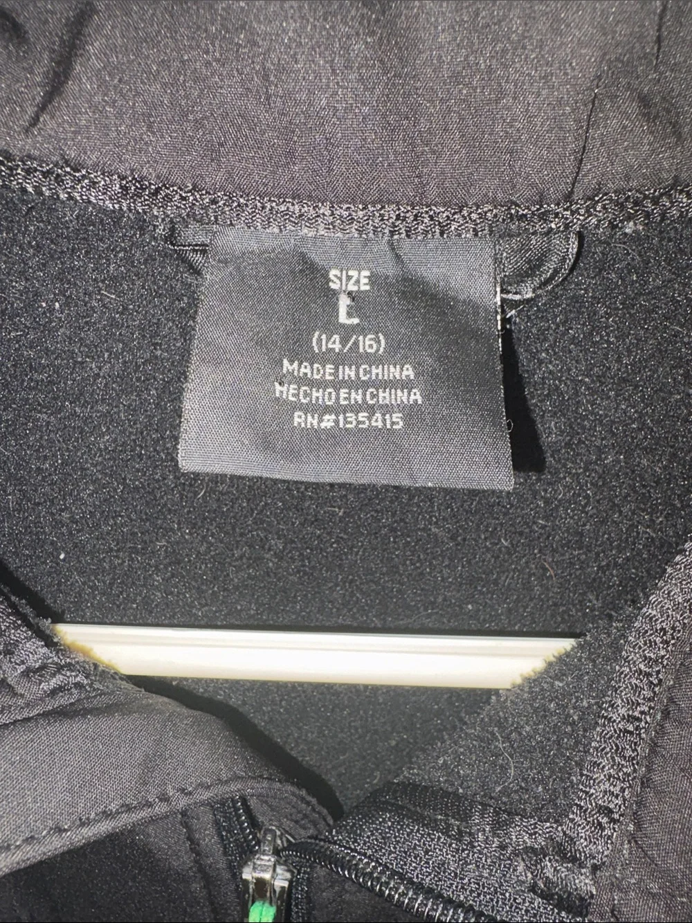 Weatherproof boys Black Performance Softshell Jacket Coat large 14 - 16